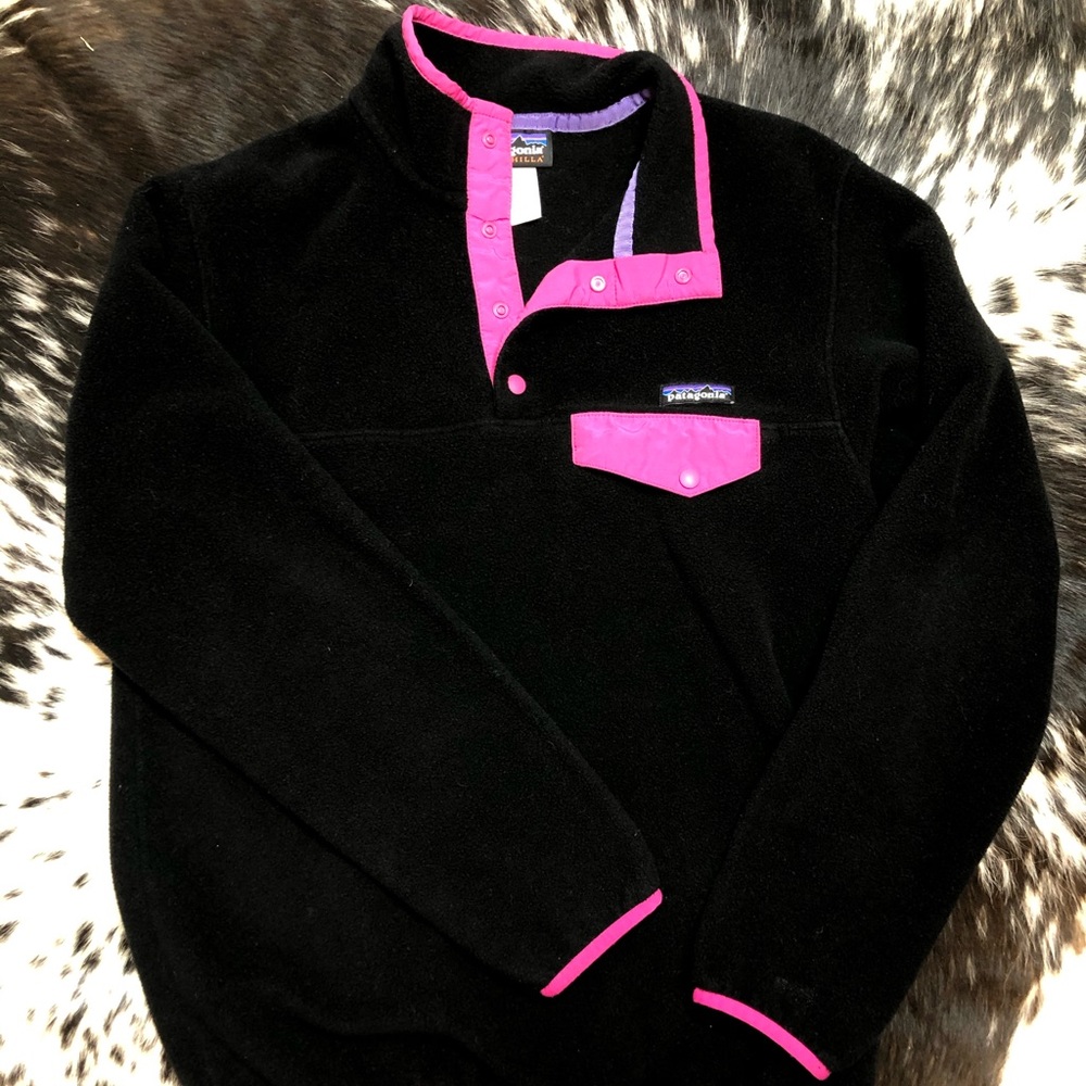 Patagonia snap fleece pullover
